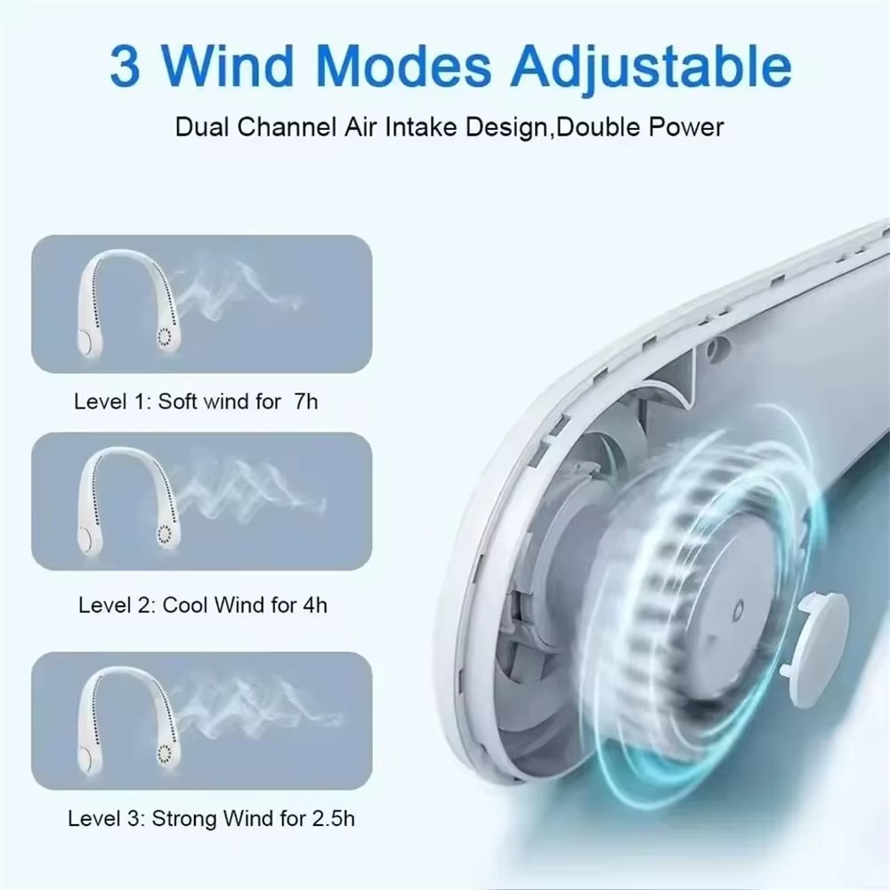 Rechargeable Neck Fan-800