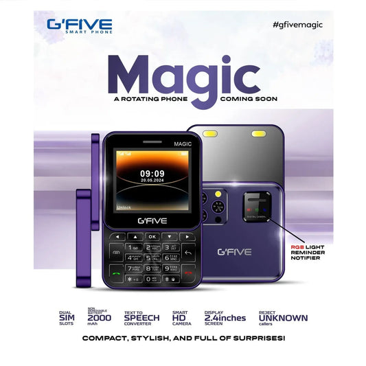 Gfive Magic | Slide Phone | Dual Sim | Official PTA Approved |RS-3995