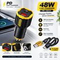 J-cell 48W Fast Car Charger Adapter with Charging Cable |Rs-1995