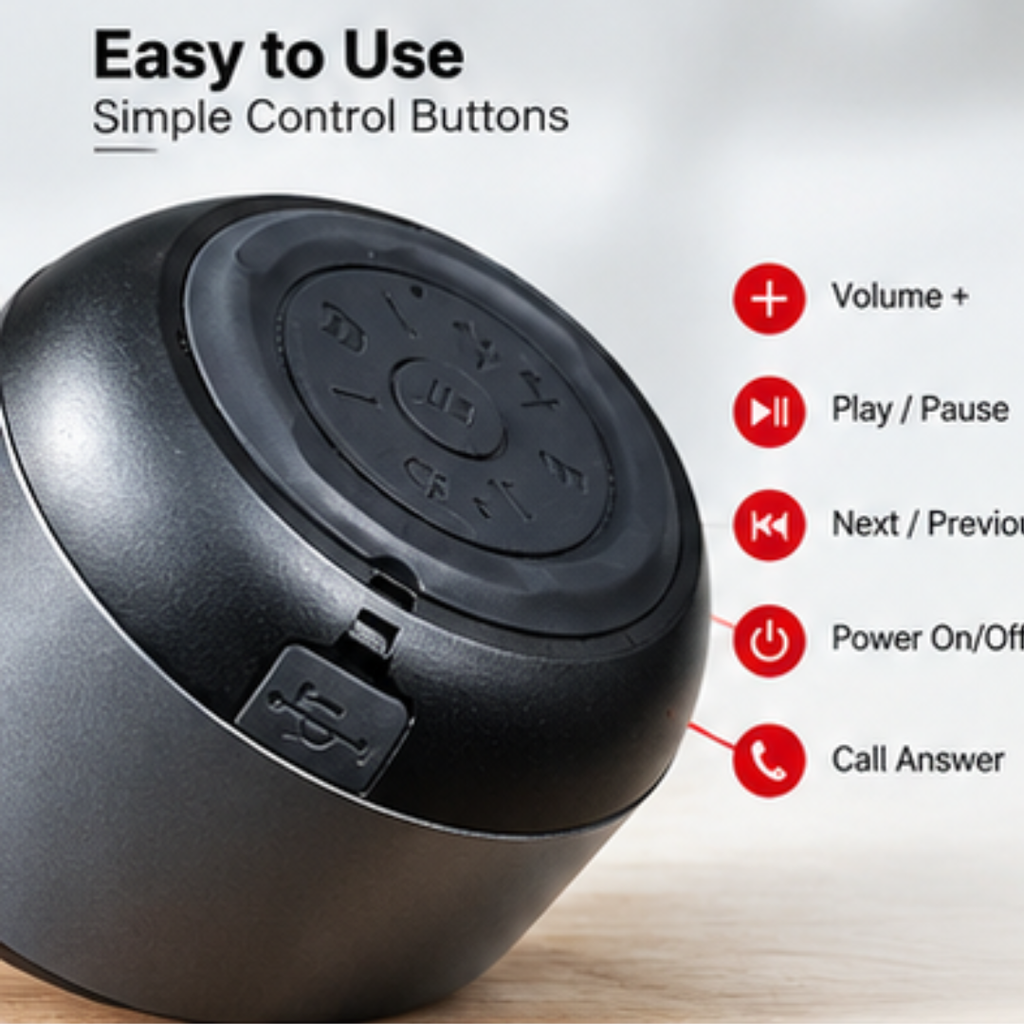 AKCOME BK86 Portable Bluetooth Speaker – Powerful Sound & Long Battery|Rs-1495