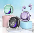 Air 39 Transparent Wireless Earbuds | Bluetooth 5.3 | LED Display | Deep Bass | HD Calling |RS-1195